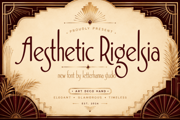 Aesthetic Rigelsia: A Display Font That Elevates Digital Branding