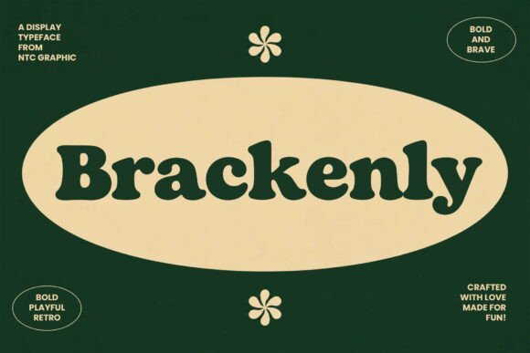 Brackenly: A Bold Retro Display Font That Stands Out in Fast-Scrolling Feeds