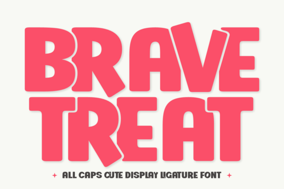 Brave Treat Font: A Playful Yet Professional Display Typeface for Small Businesses