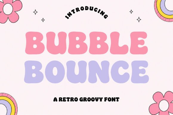 Bubble Bounce: A Playful Display Typeface for Editorial Joy