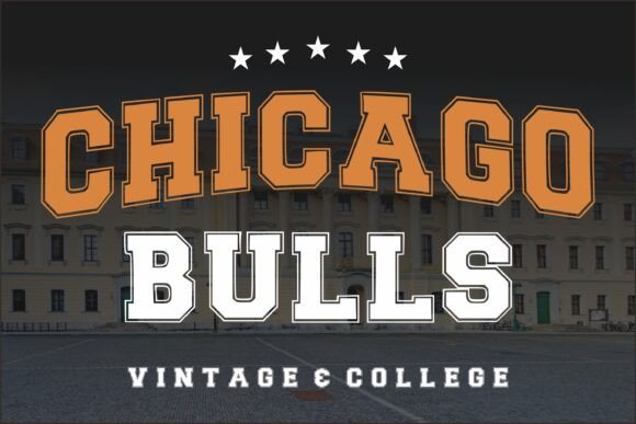Chicago Bulls Font: A Bold Display Typeface for Digital Branding