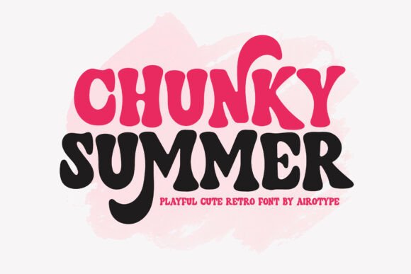Chunky Summer: A Playful Display Font That Makes Campaigns Pop