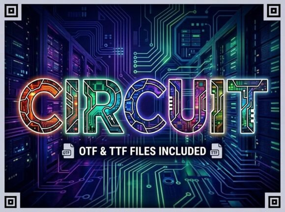 Circuit: A Bold Display Font That Commands Attention