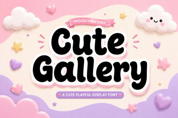 Cute Gallery: A Playful Display Font for Joyful Branding