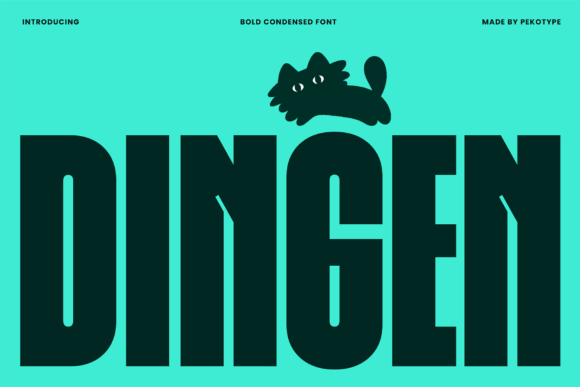 Dingen: A Display Font That Commands Attention—Thoughtfully