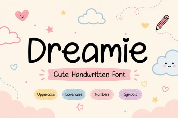 Dreamie: A Stylish Display Font for Digital Brand Identity