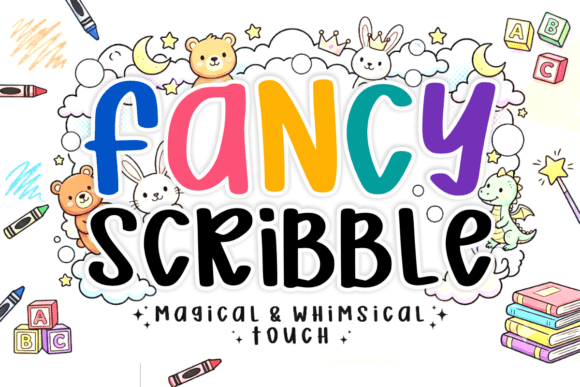 Fancy Scribble: A Whimsical Display Font That Elevates Your Brand