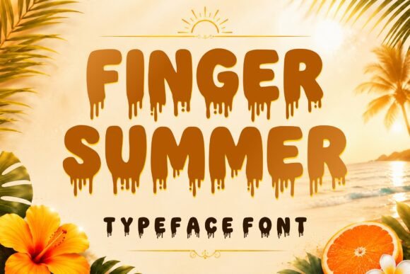 Finger Summer: A Playful Display Font for Memorable Branding