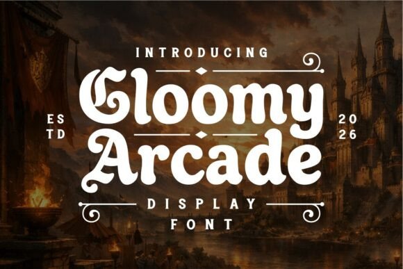 Gloomy Arcade: A Display Font That Adds Magic to Digital Headlines