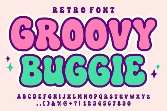 Groovy Buggie: A Retro Bubble Font That Actually Works in Real Branding
