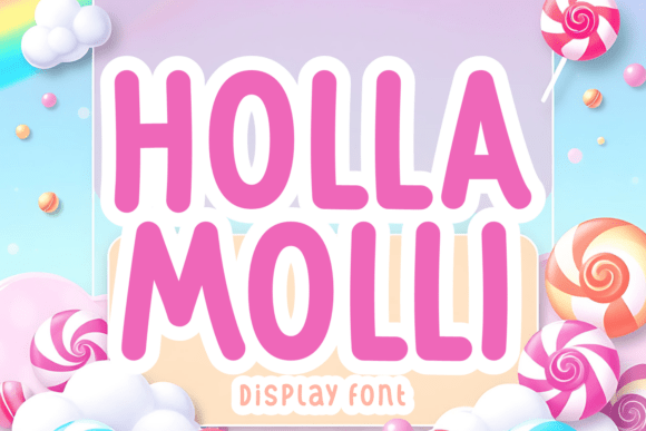Holla Molli: A Playful Display Font That Feels Like a Creative Spark
