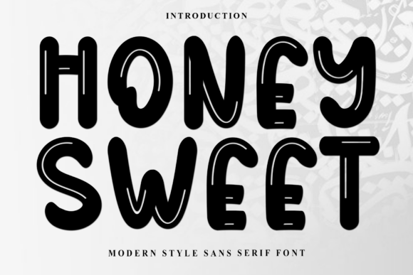 Honey Sweet: A Festive Display Font for Editorial Charm