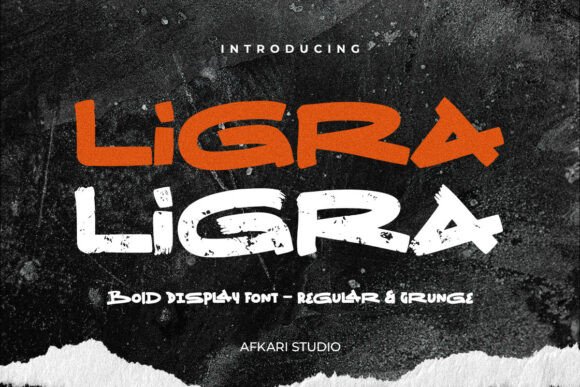 Ligra: A Bold Display Typeface That Strengthens Your Brand