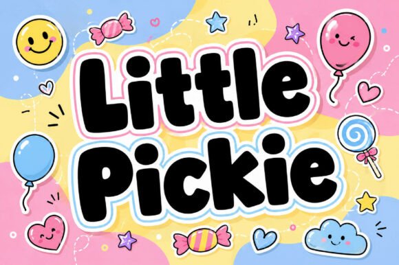 Little Pickie: A Display Font That Makes Childhood Joy Instantly Legible