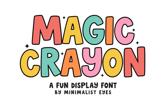 Magic Crayon: A Playful Display Font That Delights on Screen