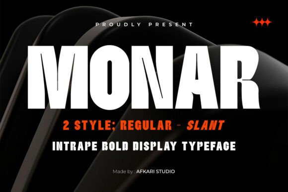 Monar: A Display Typeface That Commands Attention
