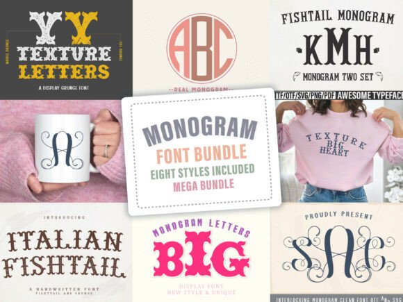 Monogram Bundle: A Display Font That Elevates Real Web Projects