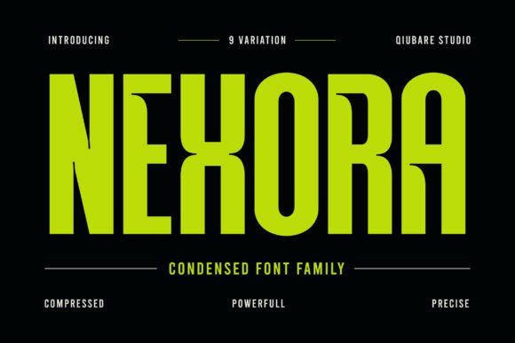 Nexora: A Display Font That Earns Its Space