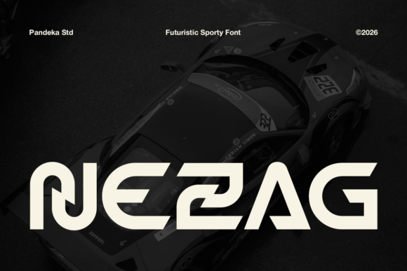 Nezag: A Futuristic Display Font for High-Impact Web Design