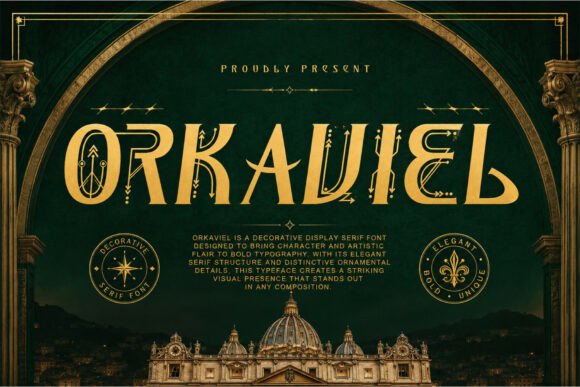 Orkaviel: A Display Font That Commands Attention