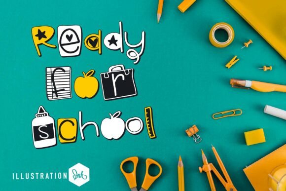 Ready for School: A Display Typeface That Feels Like First-Day Excitement