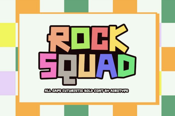 Rock Squad: A Display Font That Lifts Editorial Mood