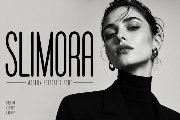 Slimora: A Tall Condensed Display Font for Editorial Elegance