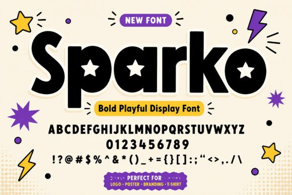 Sparko: A Bold Playful Display Font That Actually Works