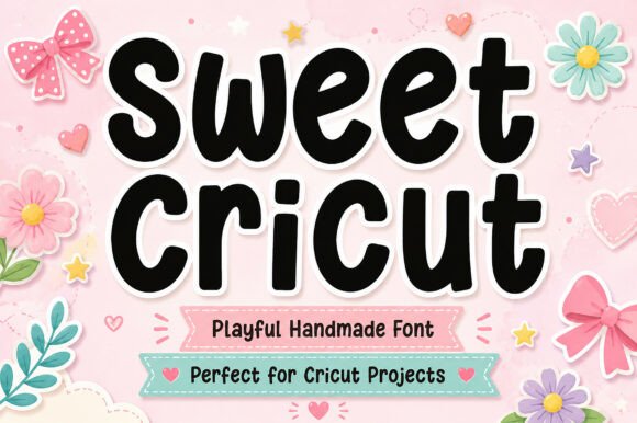 Sweet Cricut: A Playful Display Font That Delights on Screen