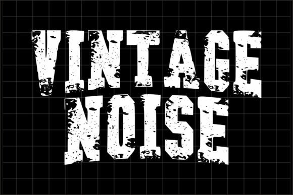 Vintage Noise: A Bold Display Font for Real Small Business Brands