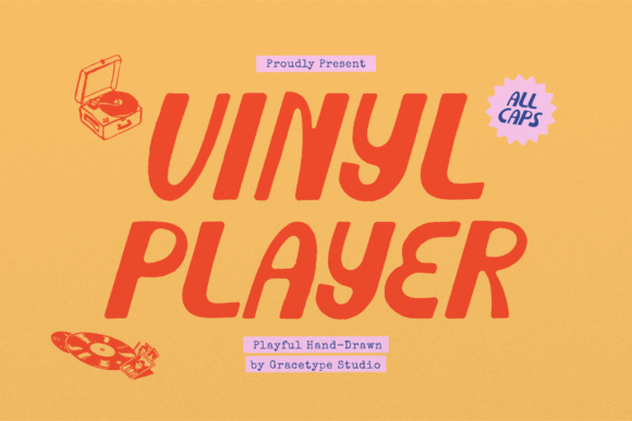 Vinyl Player: A Display Font That Adds Groovy Warmth to Digital Layouts
